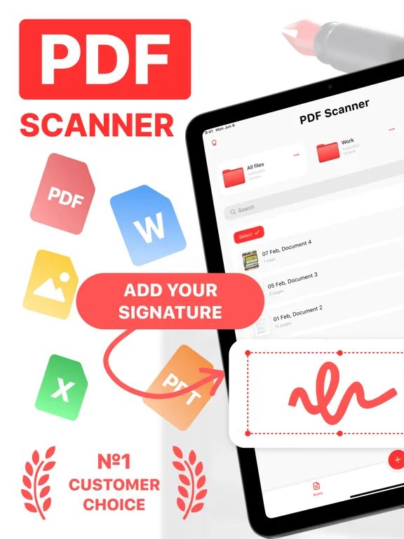 PDF Scanner: Sign & Edit Docs iPad  Screenshots