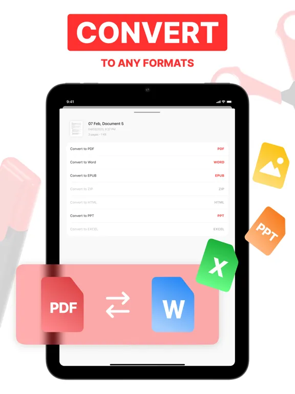 PDF Scanner: Sign & Edit Docs iPad  Screenshots