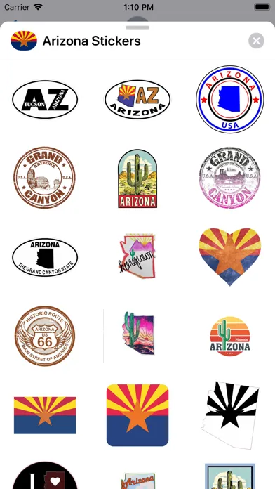 Arizona emoji - USA stickers Screenshots