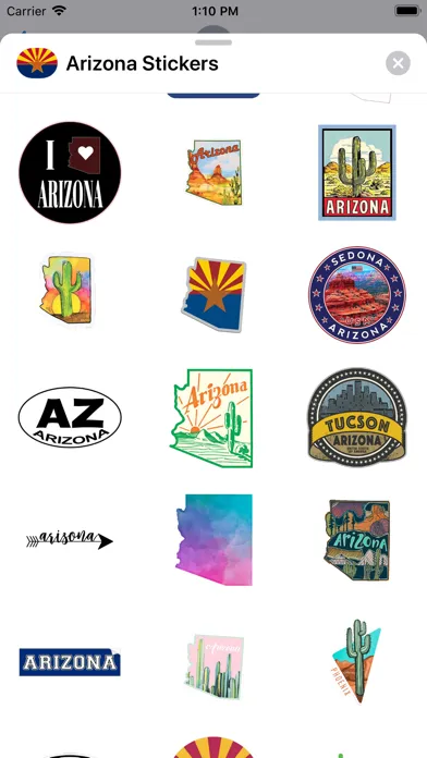 Arizona emoji - USA stickers Screenshots