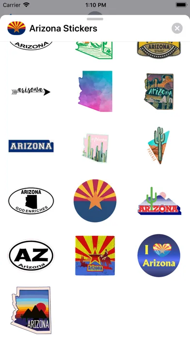 Arizona emoji - USA stickers Screenshots