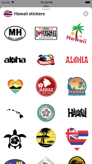 Hawaii emoji - USA stickers Screenshots