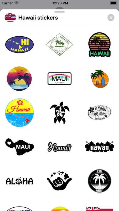 Hawaii emoji - USA stickers Screenshots