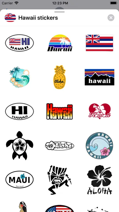 Hawaii emoji - USA stickers Screenshots