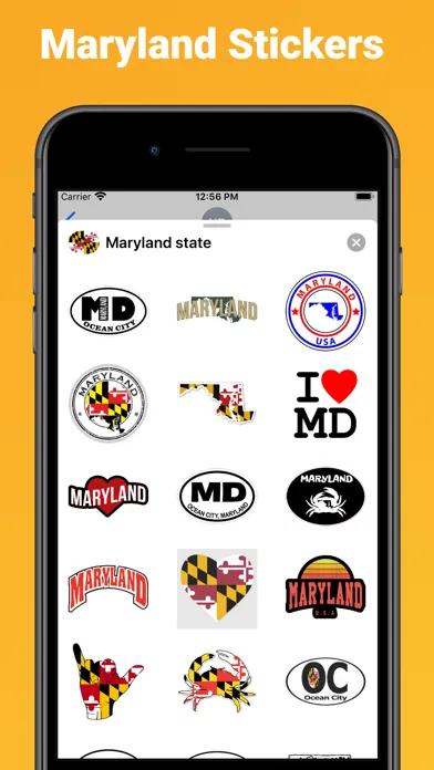 Maryland state - USA emoji Screenshots