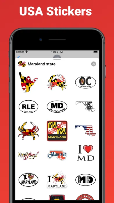 Maryland state - USA emoji Screenshots