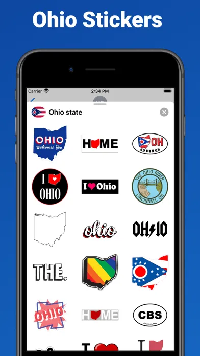 صور Ohio emoji - USA stickers