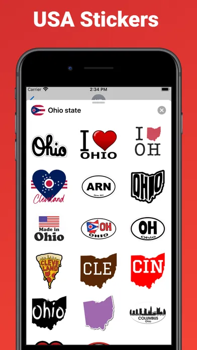 صور Ohio emoji - USA stickers