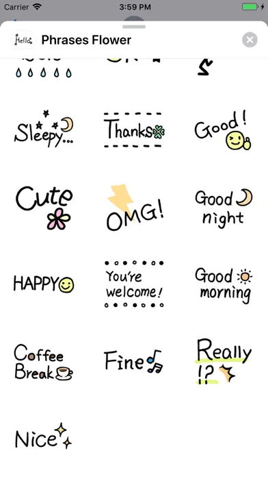 Quick phrases - stickers emoji Screenshots