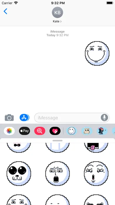 Pixel emoji - smiley stickers应用截图