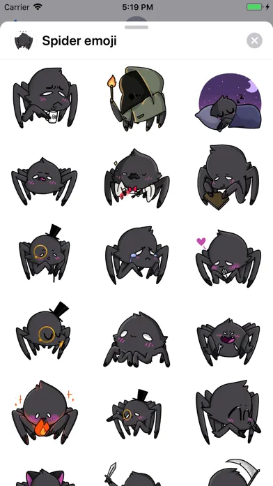Скриншоты Spider - Emoji and Stickers
