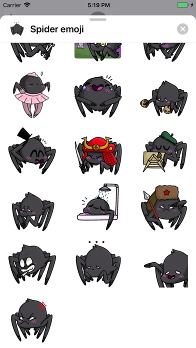 Скриншоты Spider - Emoji and Stickers