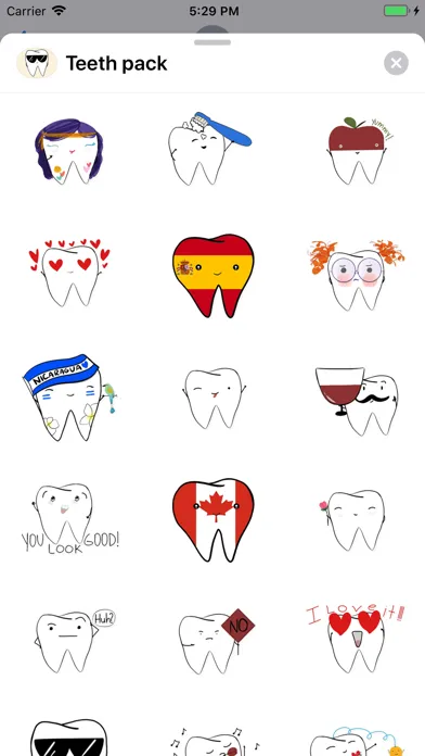Teeth Emojis & Smiley stickers Screenshots