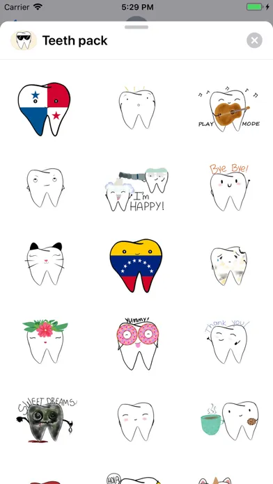 Teeth Emojis & Smiley stickers Screenshots