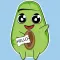 Kid avocado stickers & emoji