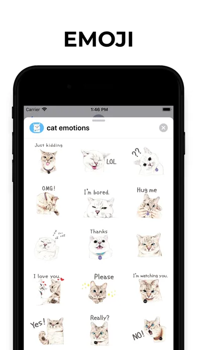 Cat - Emoji smiley & Stickers Screenshots