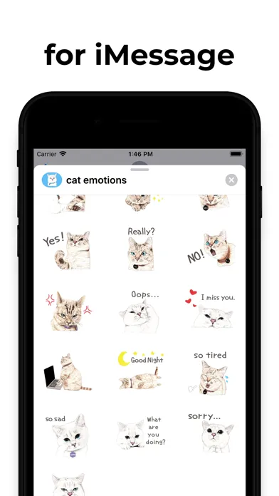 Cat - Emoji smiley & Stickers Screenshots