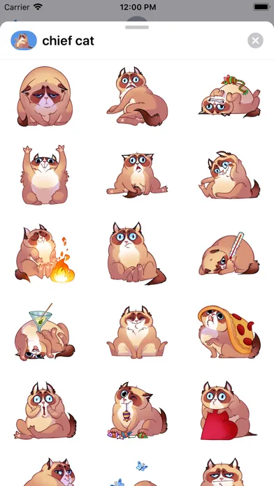 Cat - Stickers Emoji & smiley Screenshots