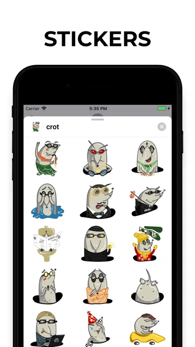 Zrzuty ekranu Mole Emoji & Stickers