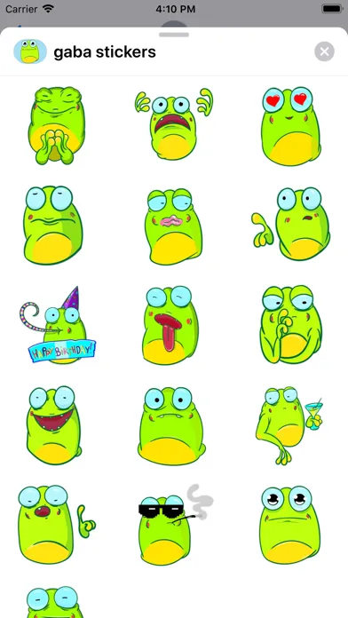 Crazy frog stickers & emoji Ekran Görüntüleri