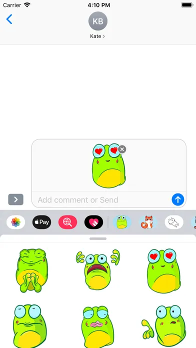 Crazy frog stickers & emoji Ekran Görüntüleri