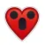 Heart stickers & text emoji