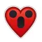 Heart stickers & text emoji