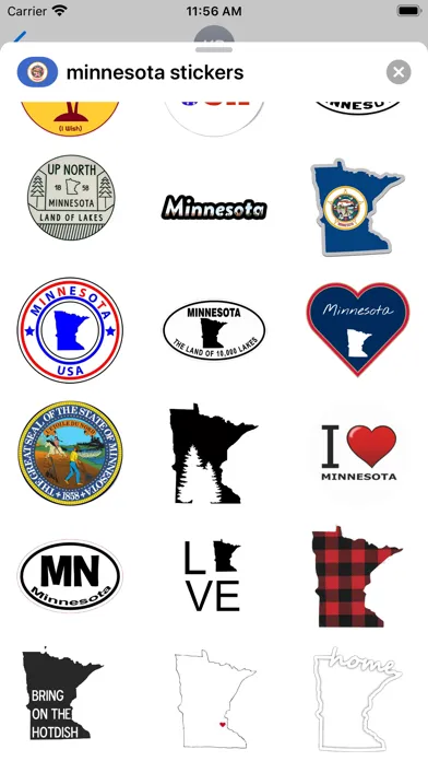 تصاویر Minnesota emoji - USA stickers