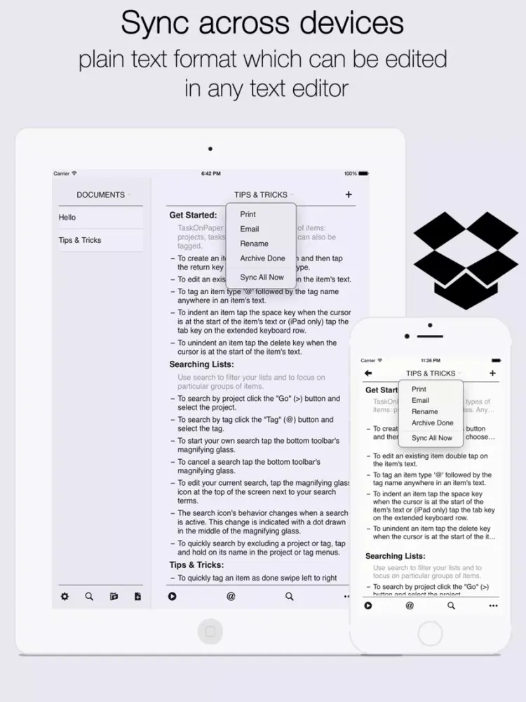 ภาพหน้าจอของ TaskOnPaper - Manage Your Personal & Professional Tasks with Ease iPad 