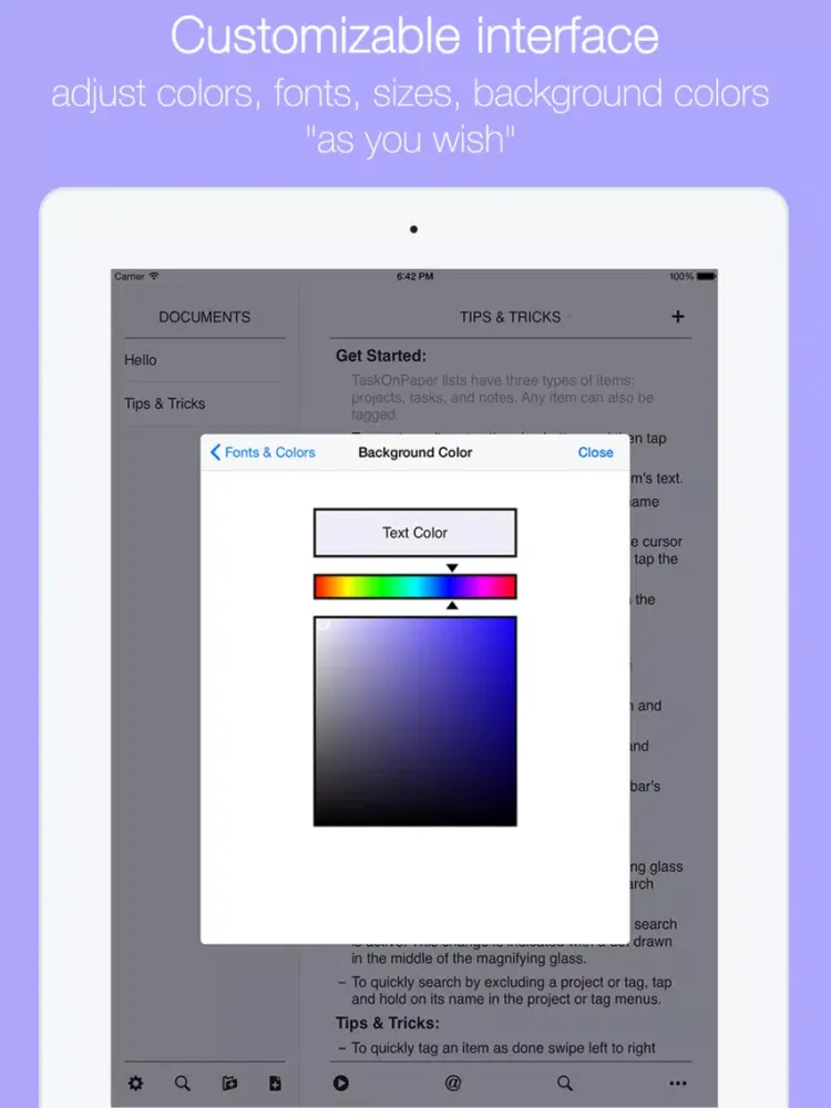 ภาพหน้าจอของ TaskOnPaper - Manage Your Personal & Professional Tasks with Ease iPad 