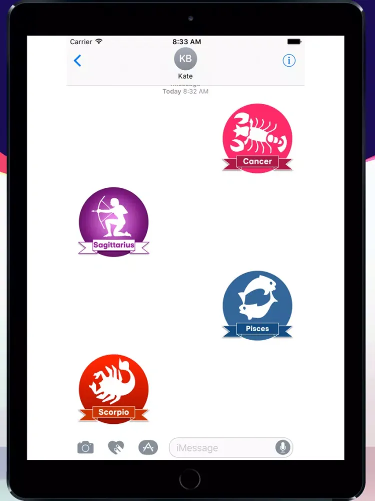 Capturas de tela do Best zodiac iPad 