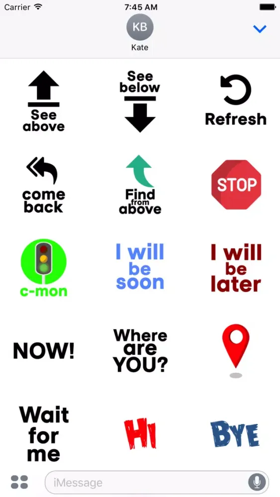 Ảnh chụp màn hình của Every day with stickers