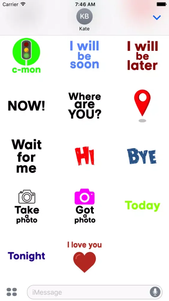Ảnh chụp màn hình của Every day with stickers