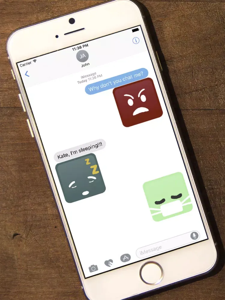 Ảnh chụp màn hình của Smile Me Sticker Pack Part 2 iPad 