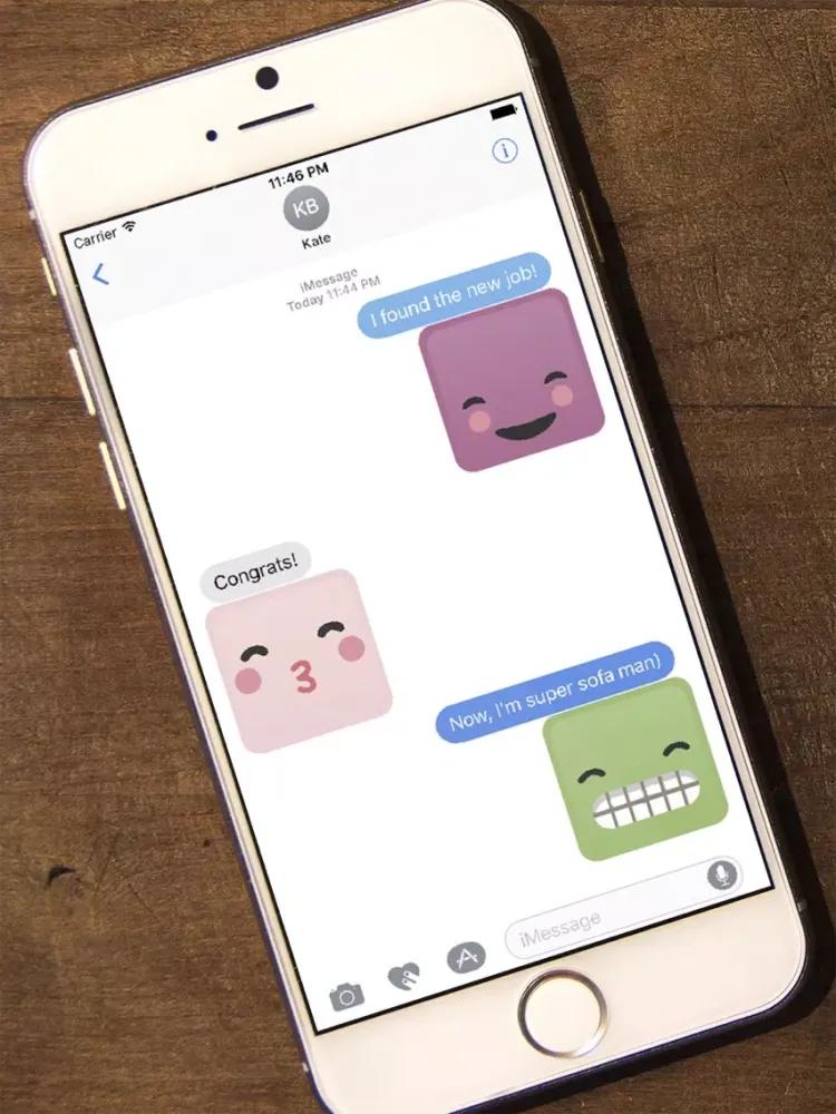Ảnh chụp màn hình của Smile Me Sticker Pack Part 2 iPad 