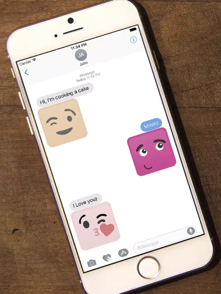 Ảnh chụp màn hình của Smile Me Sticker Pack Part 2 iPad 