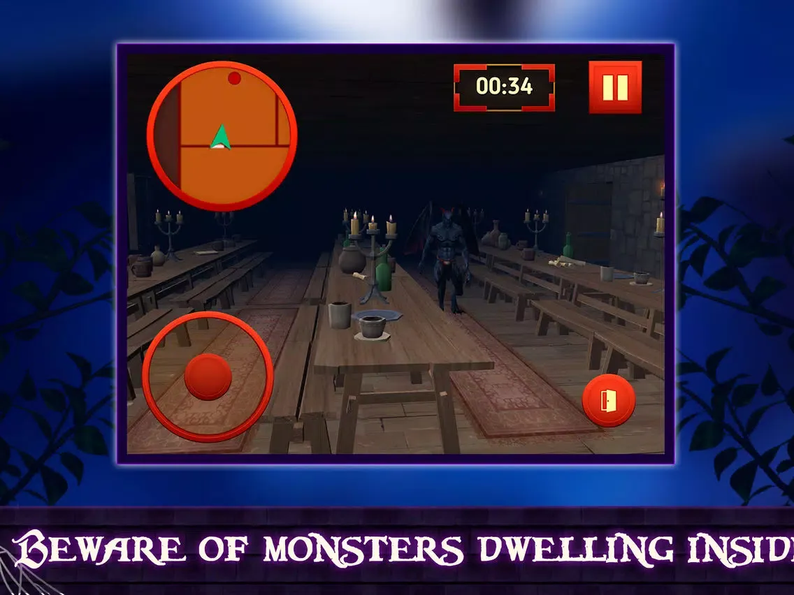 Slender Behind - Monster Door iPad  스크린샷