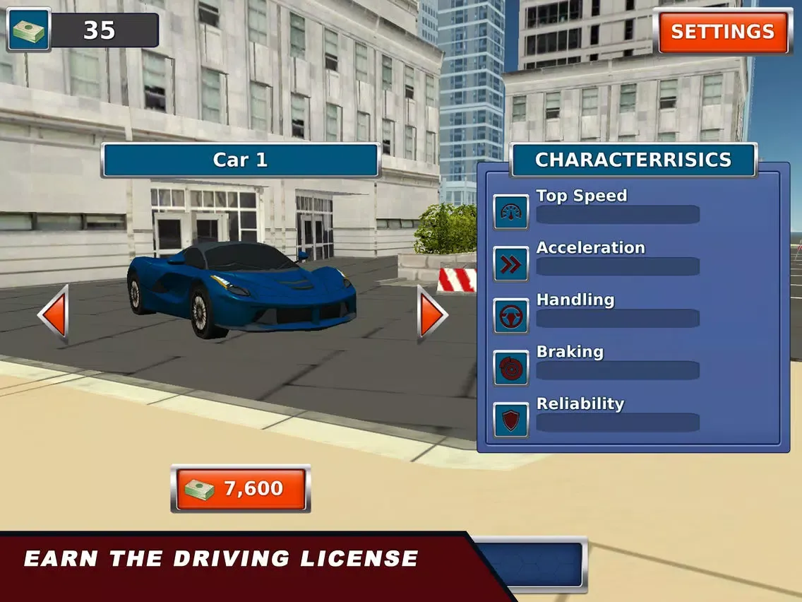 Extreme Car Driving School iPad 应用截图