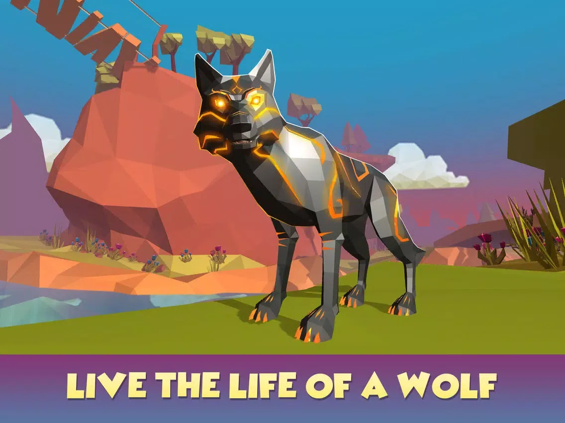 Tangkapan skrin Wolf Family Quest Online iPad 