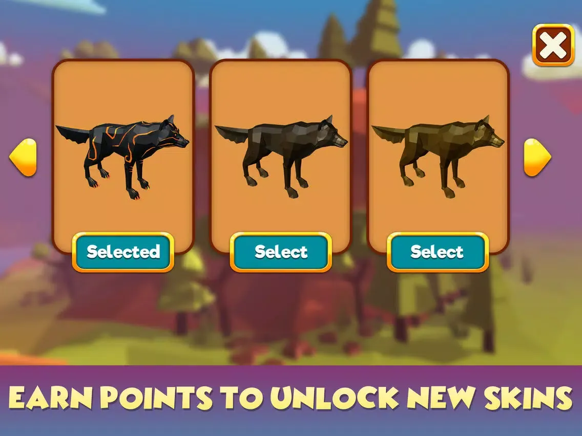 Tangkapan skrin Wolf Family Quest Online iPad 