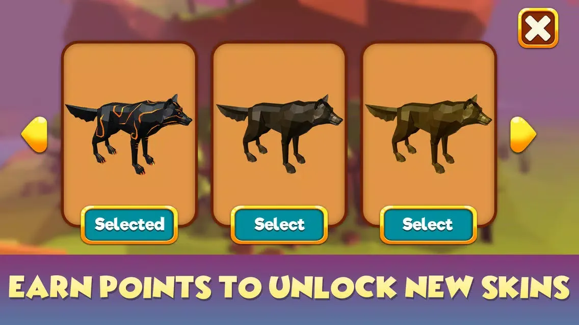 Tangkapan skrin Wolf Family Quest Online
