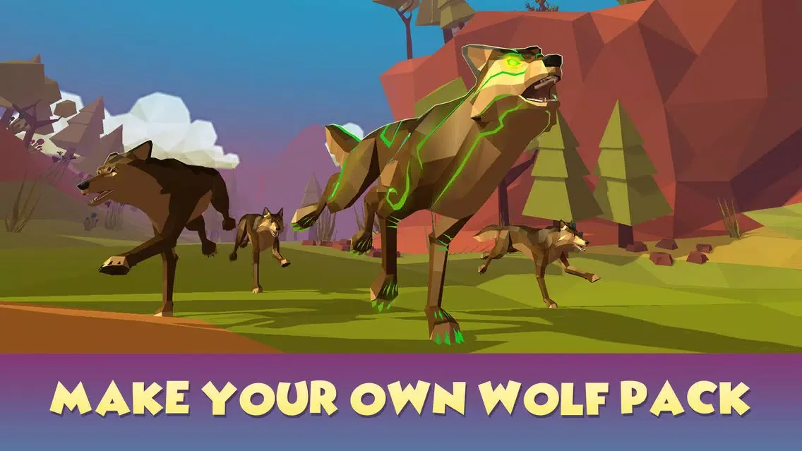 Tangkapan skrin Wolf Family Quest Online