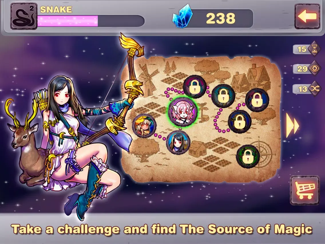 Captures d'écran de Fairy Mahjong Magic Quest iPad 