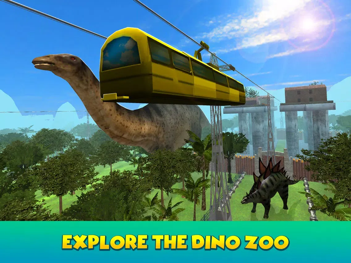 Dino Park Sky Tram Simulator iPad  স্ক্রিনশট