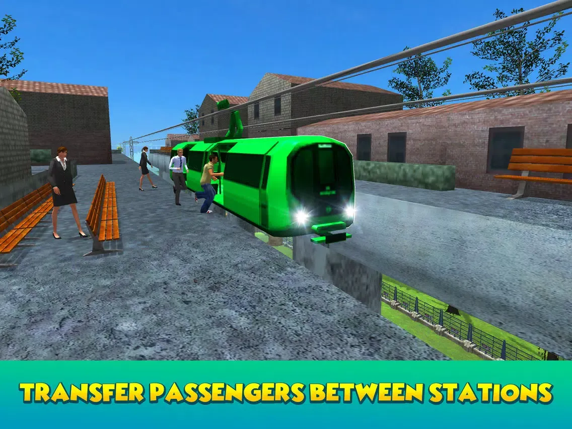 Dino Park Sky Tram Simulator iPad  স্ক্রিনশট