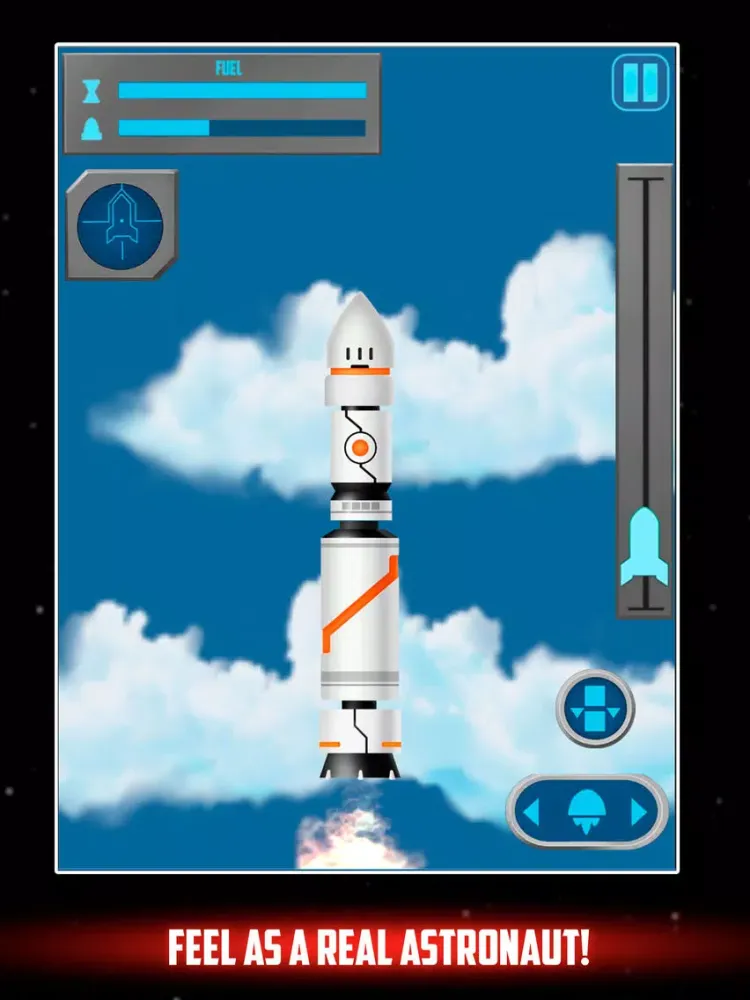 Capturas de tela do Cosmic Rocket Agency Flight iPad 
