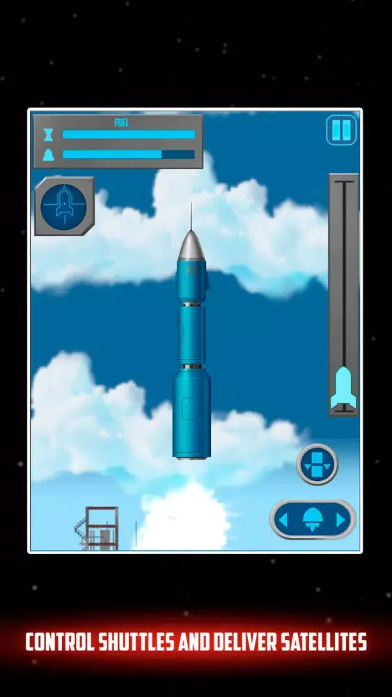 Capturas de tela do Cosmic Rocket Agency Flight