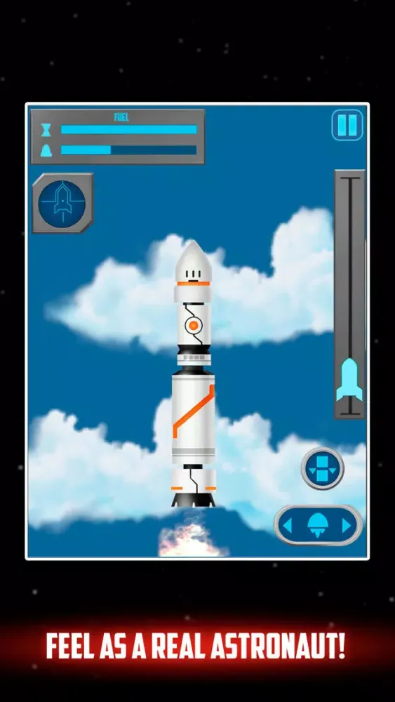 Capturas de tela do Cosmic Rocket Agency Flight