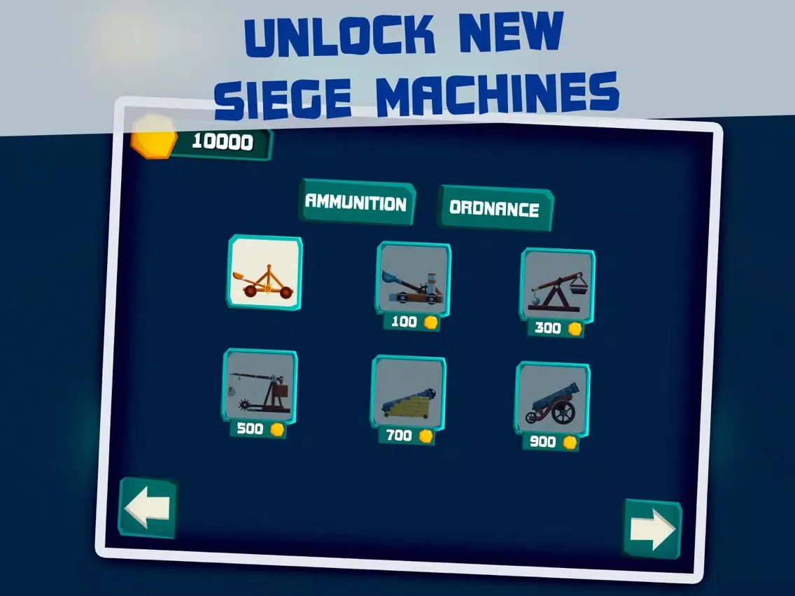 Capturas de tela do Stickman Catapult Shooting iPad 