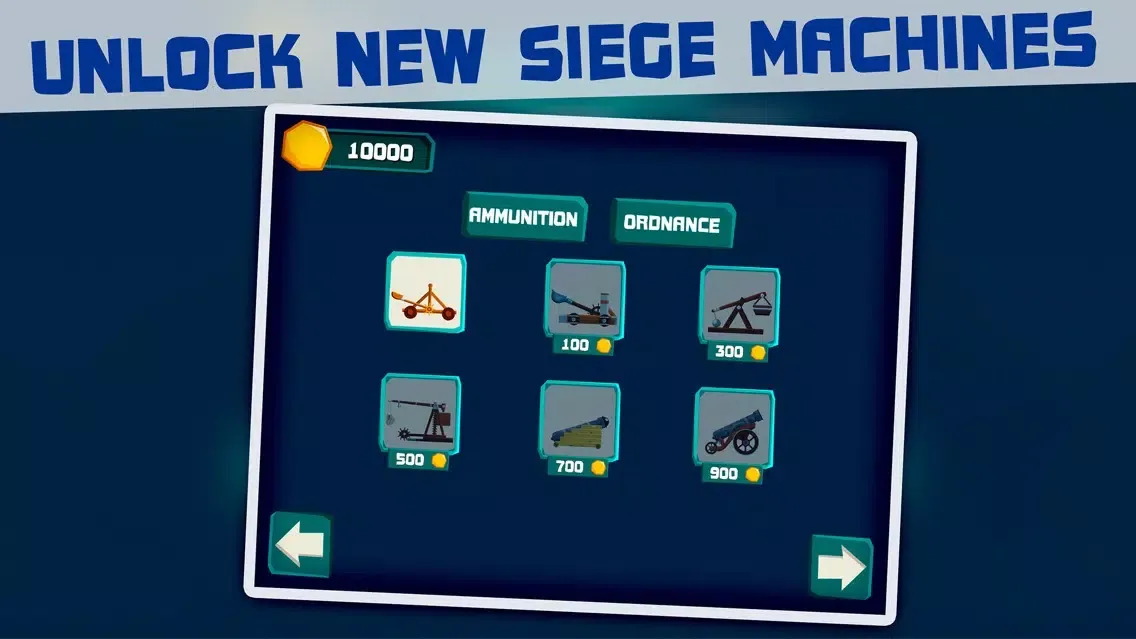 Capturas de tela do Stickman Catapult Shooting
